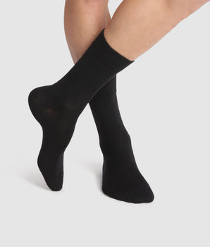 Chaussettes noires Homme en Laine