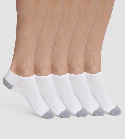 DIM - Lot de 5 paires de socquettes homme en coton Blanc EcoDim Sport en Soldes - Masculin - taille 40/45