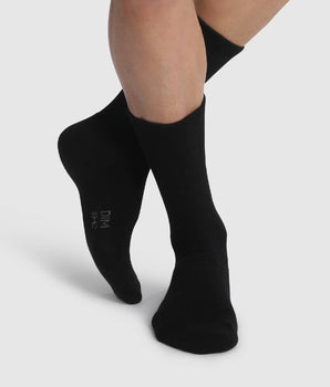 Lot de 2 Paires de chaussettes Noires pour homme spécial Outdoor