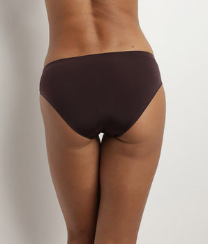 Culotte en microfibre marron précieux InvisiFree de Dim