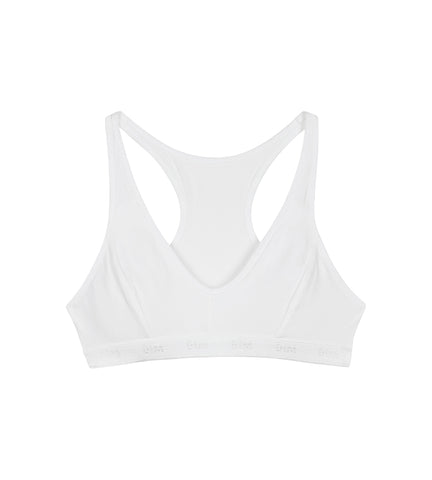 Brassière de sport blanche DIM Pocket Micro Girl