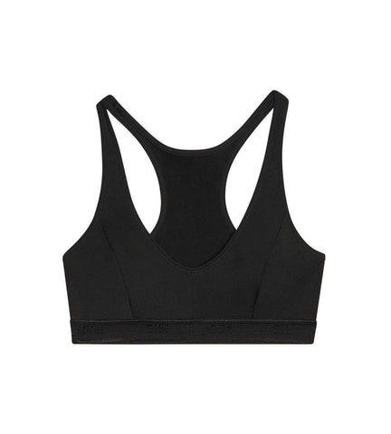 Brassière de sport noire DIM Pocket Micro Girl