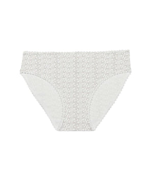 Culotte fille blanche imprimé logo - Dim Touch