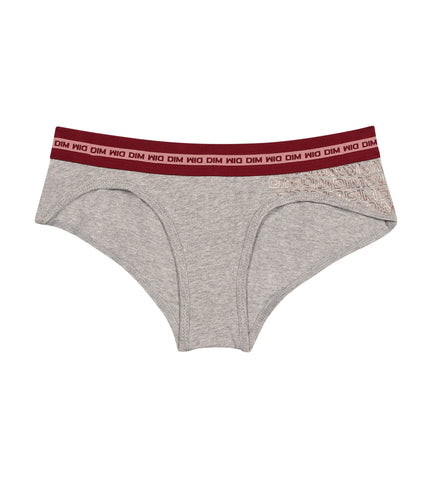 DIM - Shorty fille Dim Sport gris chiné en Soldes - Féminin - taille 10