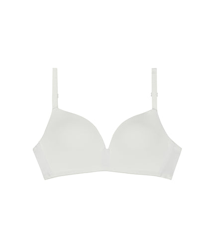 DIM - Soutien-gorge triangle Blanc à coques pour fille Dim Invisible en Soldes - Féminin - taille 80B