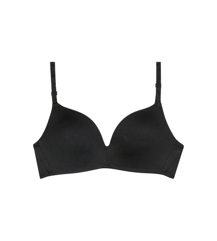 Soutien-gorge triangle à coques noir pour fille Dim Invisible - Féminin - Taille 80B