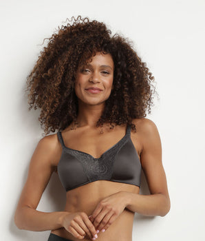 Soutien-gorge post-opératoire gris précieux de Dim