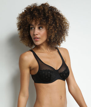 Soutien-gorge avec armatures noir Generous Broderie