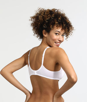 Soutien-gorge emboîtant avec armatures blanc Generous Coton Bio Dim