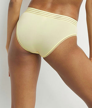 Culotte femme invisible en microfibre Jaune Tendre Oh My Dim’s