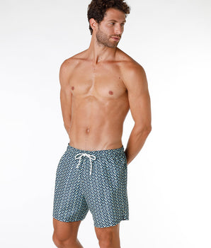 Short de bain, bleu clair