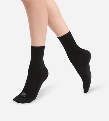 Lot de 2 paires de chaussettes femme tissu renforcé Noir Ultra Resist - Féminin - Taille 35/38