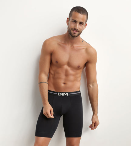 Boxer long homme en coton modal Noir Dim Icons Essentiel - Masculin - Taille 2