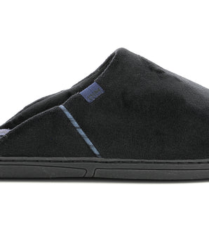 Chaussons noirs et bleus à mémoire de forme pour homme