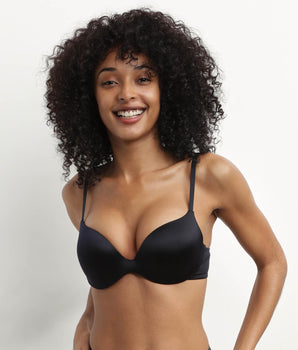 Soutien-gorge femme push-up microfibre Noir Dim Comfort Collection