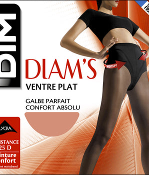 Collant peau dorée Diam's Ventre plat 25D