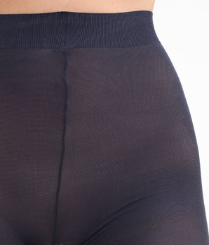 Collant opaque velouté marine 50D Femme Les Opaques