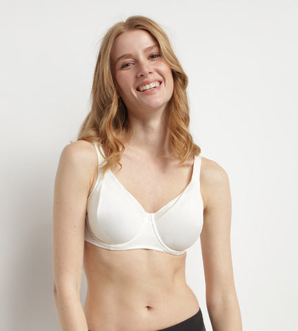 DIM - Soutien-gorge emboitant avec armatures nacre Generous Invisible Dim en Soldes - Féminin - taille 100B