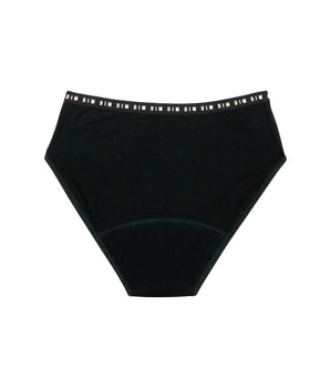 Culotte de règles fille en coton bio Flux Abondant Noir My Protect