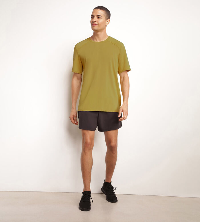 Short de sport homme en matière aérée Noir Dim Move, , DIM