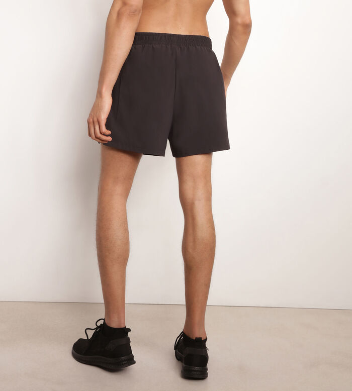 Short de sport homme en matière aérée Noir Dim Move, , DIM