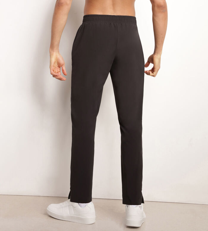 Pantalon de sport chino pour homme en jersey stretch Noir Dim Move, , DIM