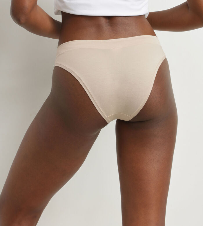Culotte femme en coton modal Nude Dim Comfort Collection, , DIM