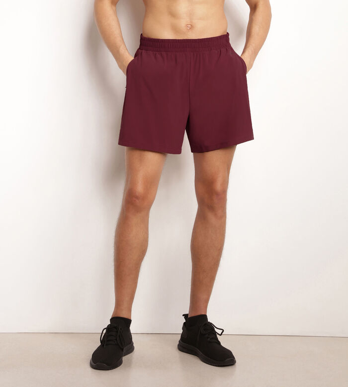 Short de sport homme en matière aérée Bordeaux Dim Move, , DIM