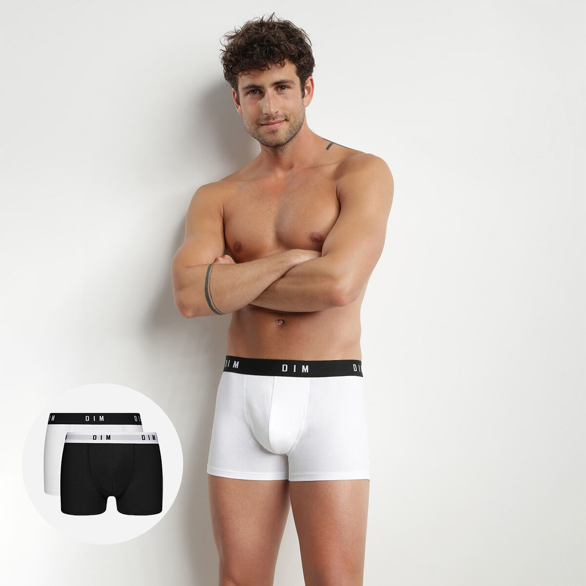 Boxer homme dim soldes hot sale