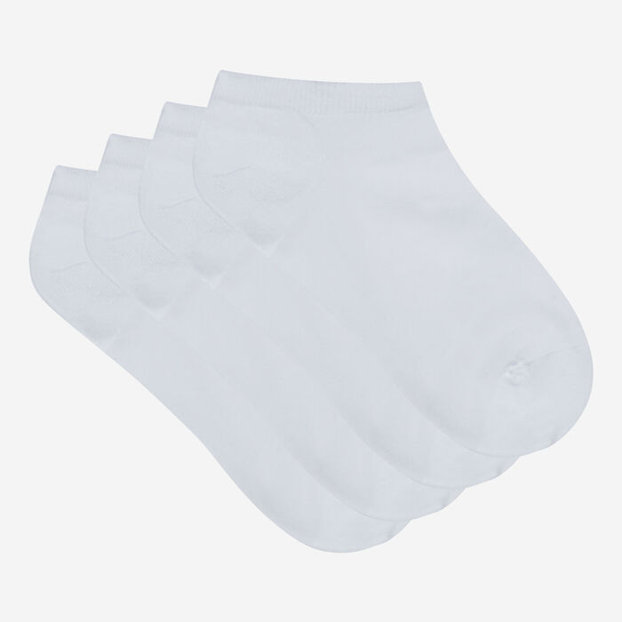 Lot de 2 paires de chaussettes femme coton bio Blanc - 38/41 Blanc -  Cdiscount Prêt-à-Porter