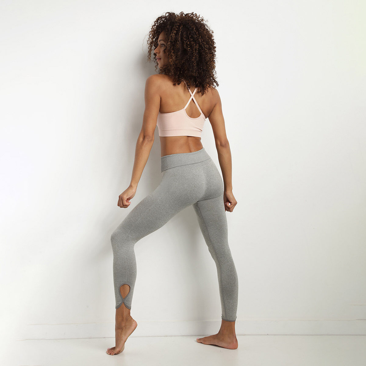 Legging gris fille sale